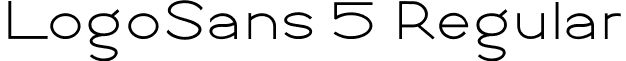 LogoSans 5 Regular font - Logo Sans Demi Bold.ttf