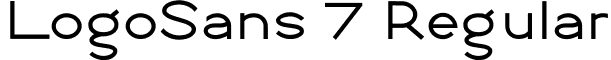 LogoSans 7 Regular font - Logo Sans Bold.ttf