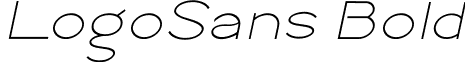 LogoSans Bold font - Logo Sans Italic.ttf