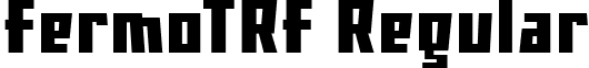FermoTRF Regular font - Fermo TRF Bold.ttf