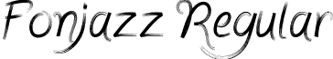 Fonjazz Regular font - Fonjazz.otf