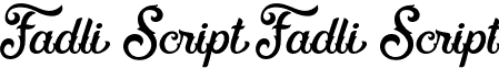 Fadli Script Fadli Script font - Fadli Script.otf