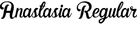 Anastasia Regular font - Anastasia Font.otf