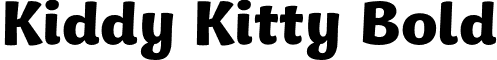 Kiddy Kitty Bold font - Kiddy Kitty Bold.otf