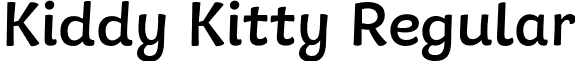 Kiddy Kitty Regular font - Kiddy Kitty.otf