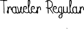 Traveler Regular font - Traveler font_TTF.ttf