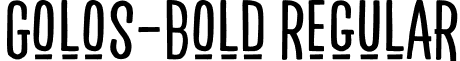 Golos-Bold Regular font - Golos-Bold.otf