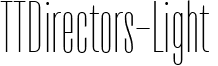 TTDirectors-Light & font - TTDirectors-Light.ttf