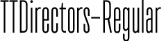 TTDirectors-Regular & font - TTDirectors-Regular.otf