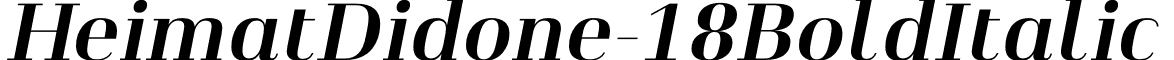 HeimatDidone-18BoldItalic & font - Heimat Didone 18 Bold Italic.otf