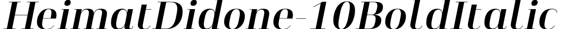 HeimatDidone-10BoldItalic & font - Heimat Didone 10 Bold Italic.otf