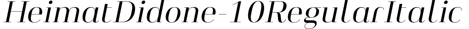 HeimatDidone-10RegularItalic & font - Heimat Didone 10 Regular Italic.otf