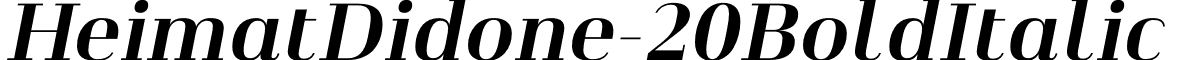 HeimatDidone-20BoldItalic & font - Heimat Didone 20 Bold Italic.otf