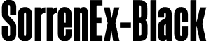 SorrenEx-Black & font - Sorren Ex Black.otf