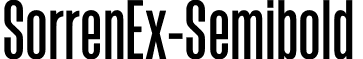 SorrenEx-Semibold & font - Sorren Ex SemiBold.otf