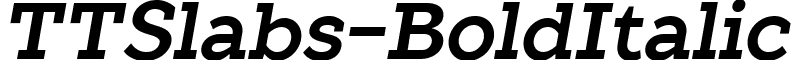 TTSlabs-BoldItalic & font - TTSlabs-BoldItalic.ttf