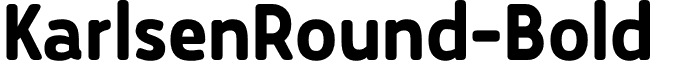 KarlsenRound-Bold & font - KarlsenRound-Bold.otf
