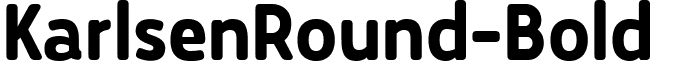 KarlsenRound-Bold & font - KarlsenRound-Bold.ttf
