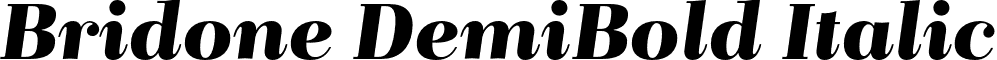 Bridone DemiBold Italic font - BridoneDemiBold-Italic_19.otf