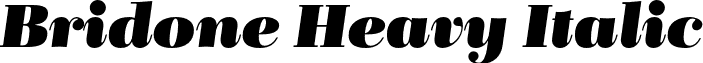 Bridone Heavy Italic font - BridoneHeavy-Italic_20.otf
