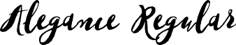 Alegance Regular font - Alegance.otf