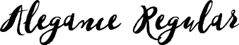 Alegance Regular font - Alegance.ttf