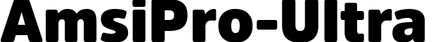 AmsiPro-Ultra & font - AmsiPro-Ultra.ttf