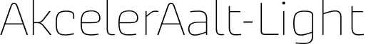 AkcelerAalt-Light & font - AkcelerAalt-Light.otf