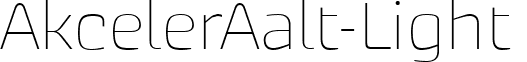 AkcelerAalt-Light & font - AkcelerAalt-Light.ttf