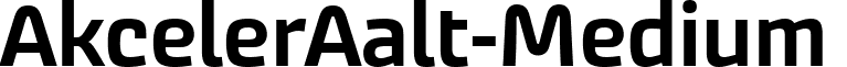 AkcelerAalt-Medium & font - AkcelerAalt-Medium.ttf