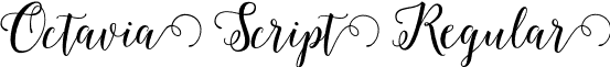 Octavia Script Regular font - Octavia Script.otf