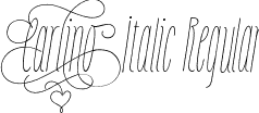 Carlino Italic Regular font - CarlinoItalic.otf