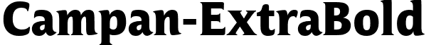 Campan-ExtraBold & font - Campan-ExtraBold.ttf