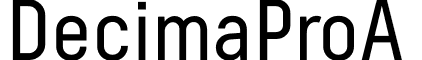 DecimaProA & font - Decima Pro A.otf