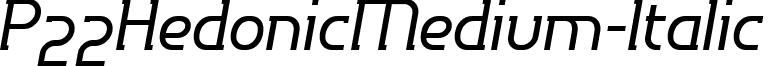 P22HedonicMedium-Italic & font - P22HedonicMedium-Italic.ttf
