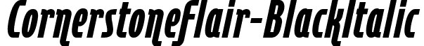 CornerstoneFlair-BlackItalic & font - CornerstoneFlair-BlackItalic.ttf