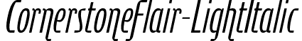 CornerstoneFlair-LightItalic & font - CornerstoneFlair-LightItalic.otf