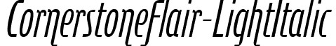 CornerstoneFlair-LightItalic & font - CornerstoneFlair-LightItalic.ttf