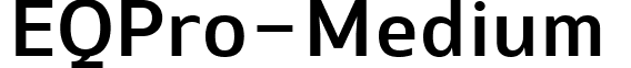 EQPro-Medium & font - EQPro-Medium.ttf