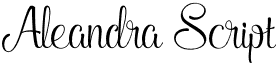 Aleandra Script font - Aleandra.otf