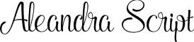 Aleandra Script font - Aleandra.ttf