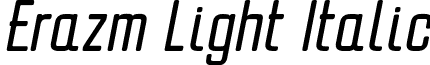 Erazm Light Italic font - Erazm-Light-Italic.otf