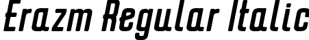 Erazm Regular Italic font - Erazm-Regular-Italic.otf
