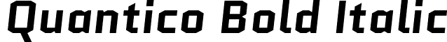 Quantico Bold Italic font - quantico.bold-italic.ttf