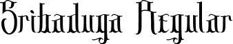 Sribaduga Regular font - Sribaduga Normal.ttf