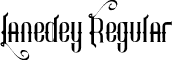 Lanedey Regular font - Lanedey.otf