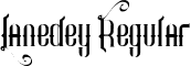 Lanedey Regular font - Lanedey.ttf