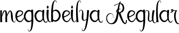 megaibeilya Regular font - megaibeilya.otf