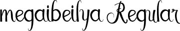 megaibeilya Regular font - megaibeilya.ttf