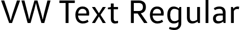 VW Text Regular font - VWText-Regular.otf